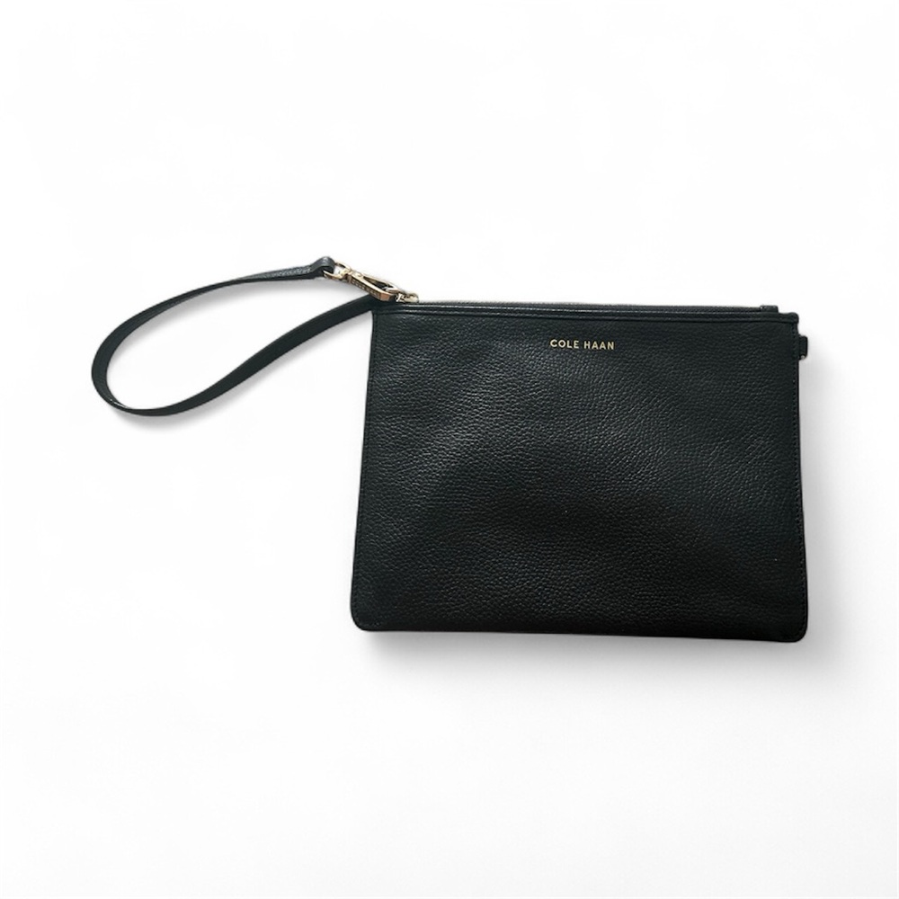 Cole Haan Black Leather Pouch